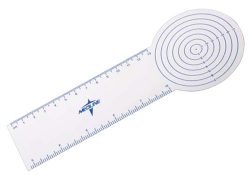 Regla dermatológica flexible
