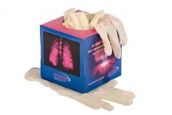 Caja con guantes de latex